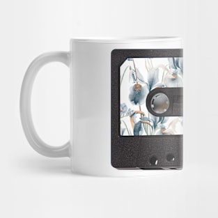 Magnetic Cassette Delicate flowers Mug